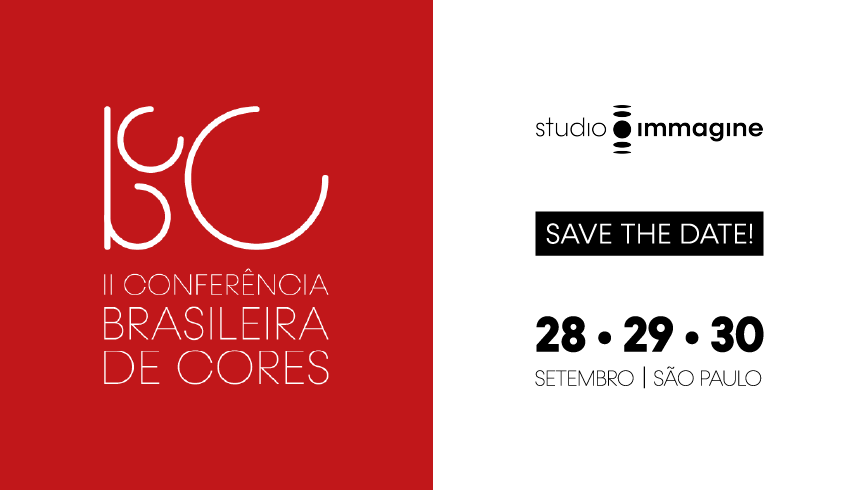 II Conferência Brasileira de Cores: 28, 29 e 30 de setembro em São Paulo