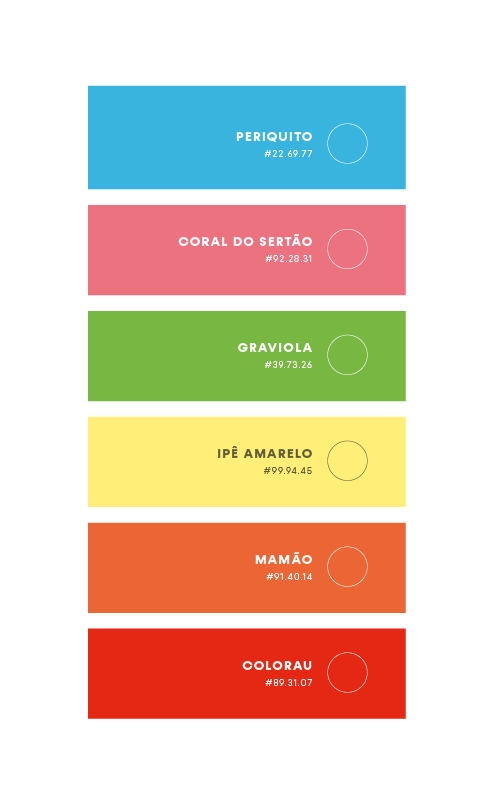 as melhores cores da primavera quente