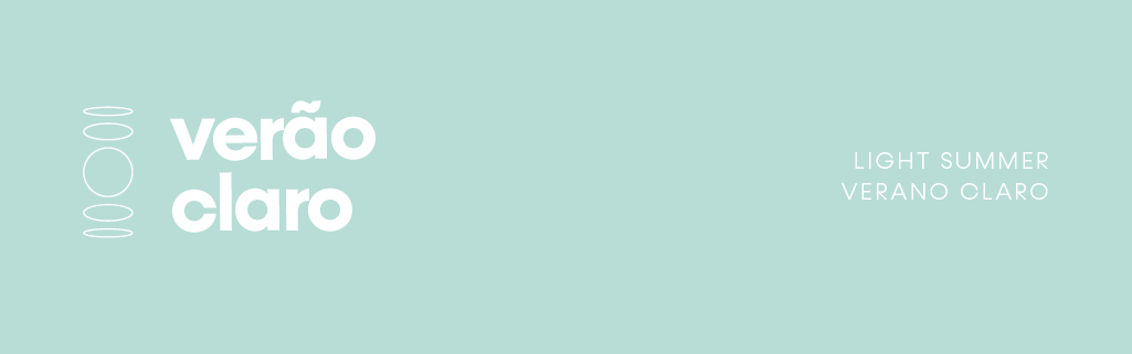 cartela verão claro, light summer, verano claro