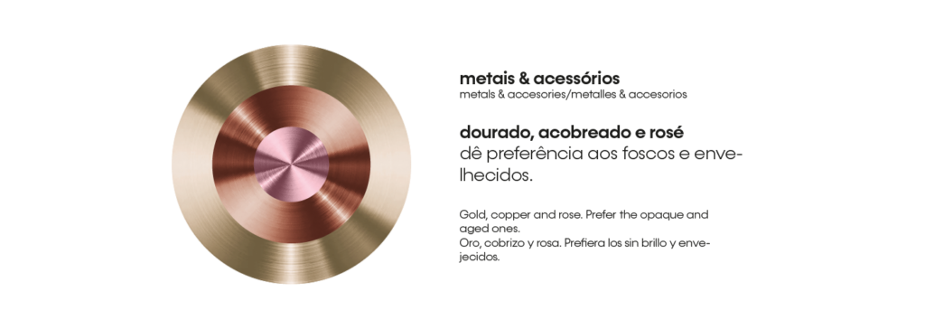 metalizados do outono quente