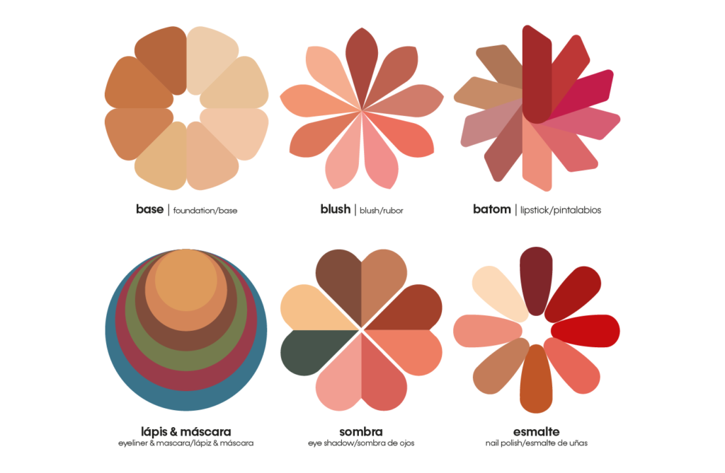 a maquiagem do outono suave