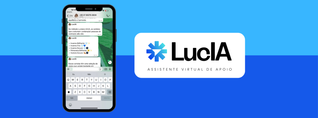 lucIA, a assistente virtual de apoio da Studio Immagine