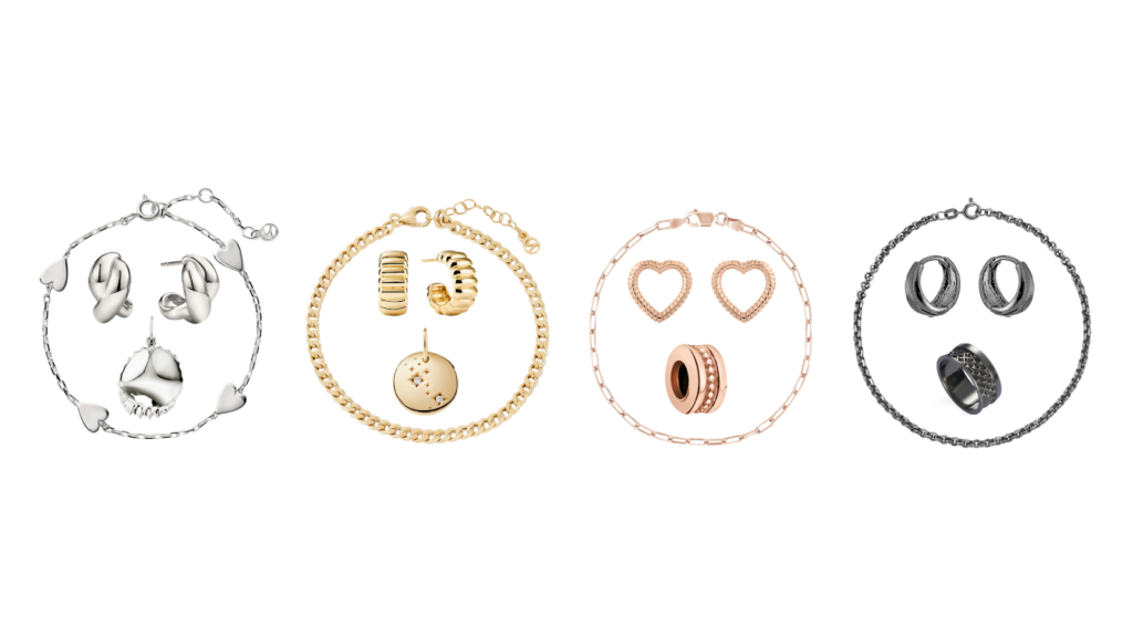 tipos de metais nos acessórios