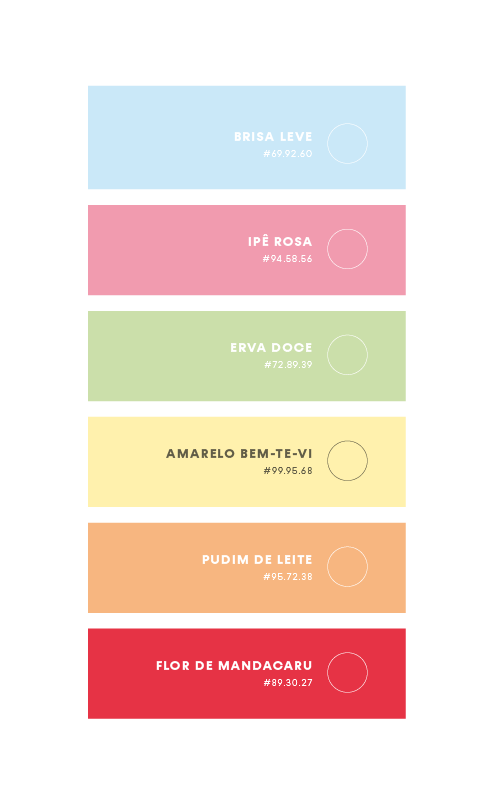 cores premium da primavera clara
